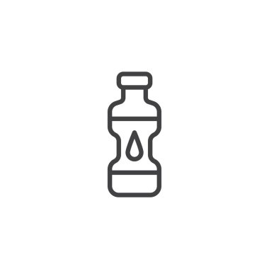 Su şişesi çizgisi simgesi