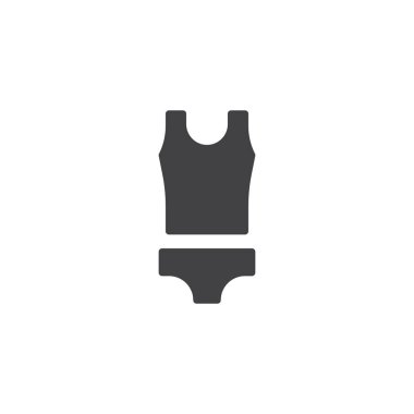 Erkek iç çamaşırı vektör simgesi