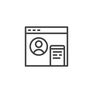 Çevrimiçi danışma penceresi satırı simgesi