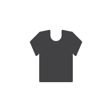 Kısa kollu gömlek vektör simgesi
