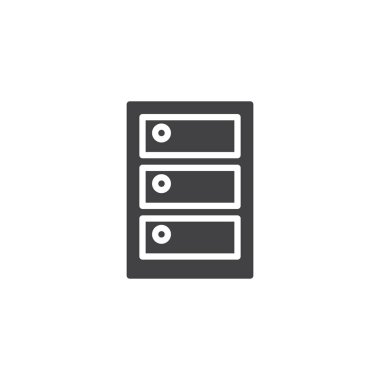 Kabine vektör simgesi