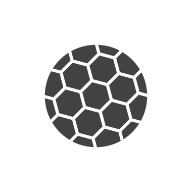 futbol topu vektör simgesi