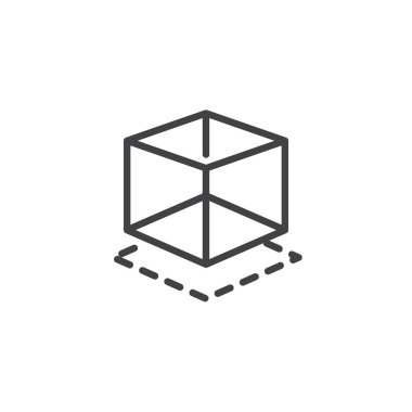 3b modelleme çizgisi simgesi