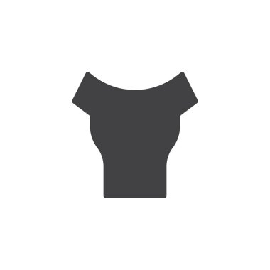Kadın Bluzu vektör simgesi