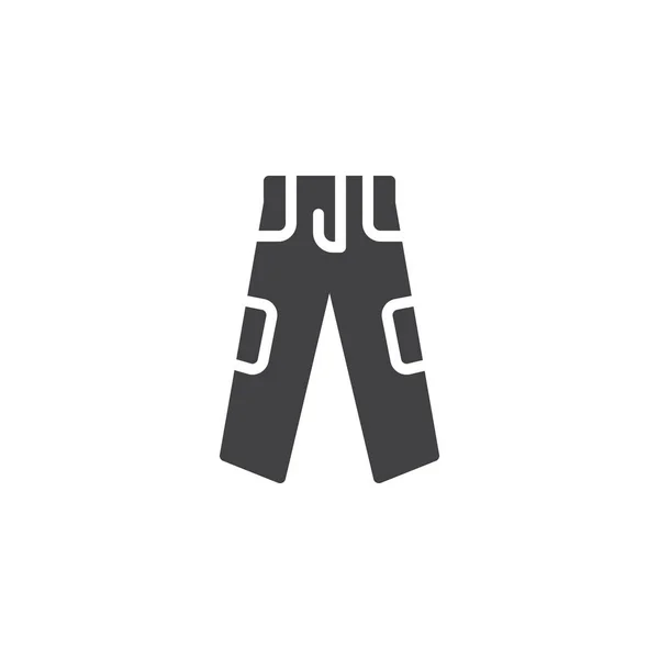 Pantalones casuales vector icono — Vector de stock