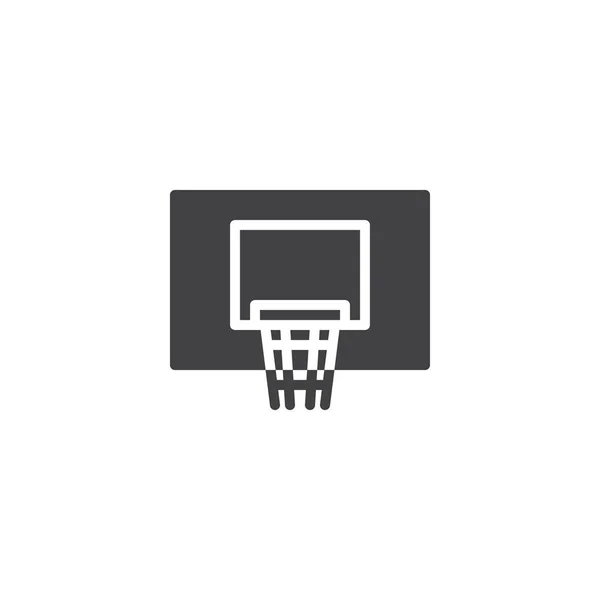 Baloncesto aro vector icono — Vector de stock