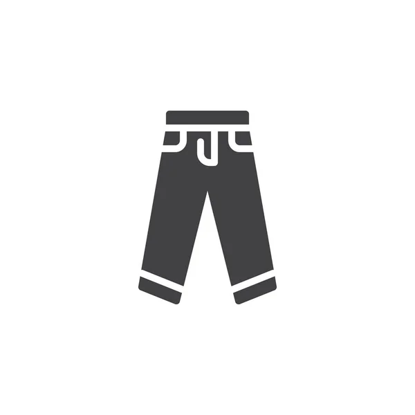 Pantalones vaqueros vector icono — Archivo Imágenes Vectoriales