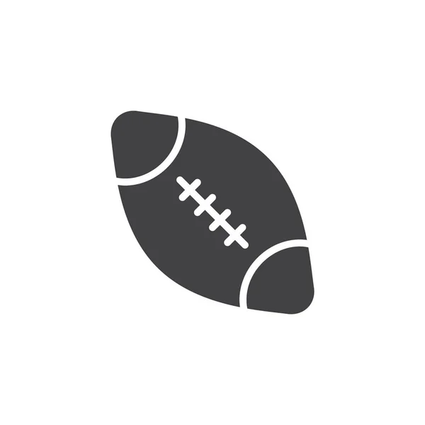 アメリカン フットボール ボールのベクトル アイコン — ストックベクタ