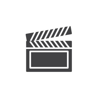 Clapper kurulu vektör simgesi