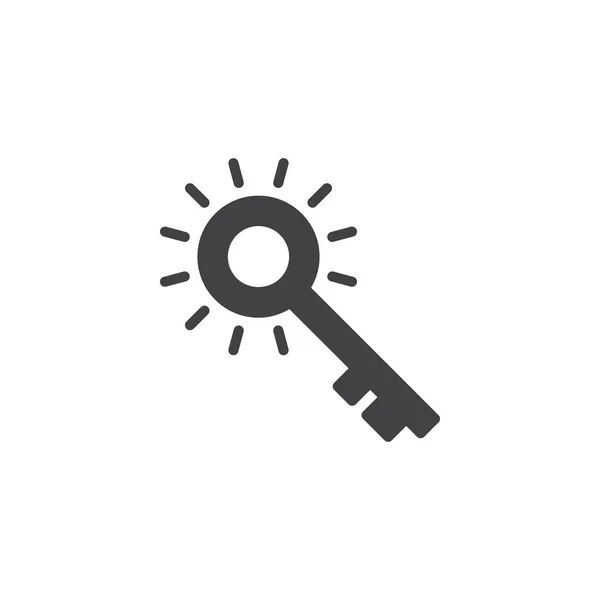 Creative idea key vector icon — Stock Vector