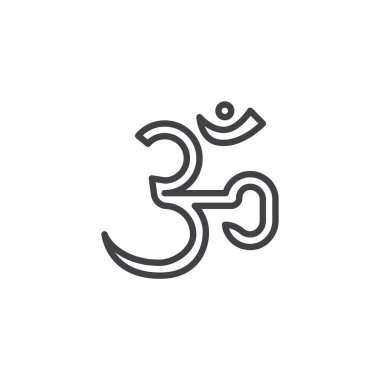 Hindu Om Aum satır simgesi