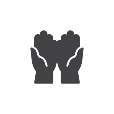 Dua eller vektör simgesi