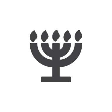 Büyük Menorah vektör simgesi