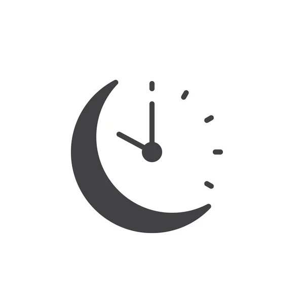 Sleeping time vector icon — Stock Vector