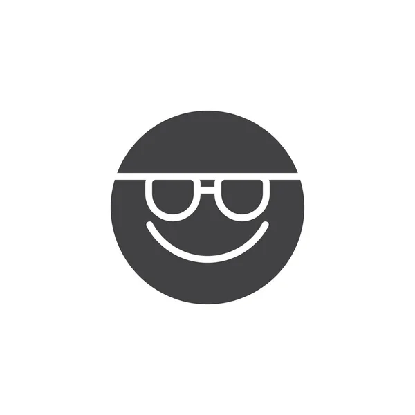 Smiling Face With Sunglasses emoji vector icon — Stock Vector