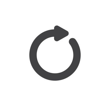 Ok vektör simgesi Yenile