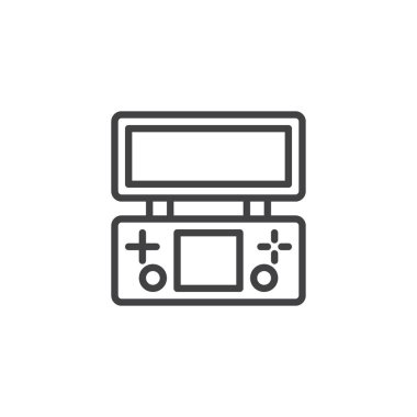 Retro oyun konsol satırı simgesi