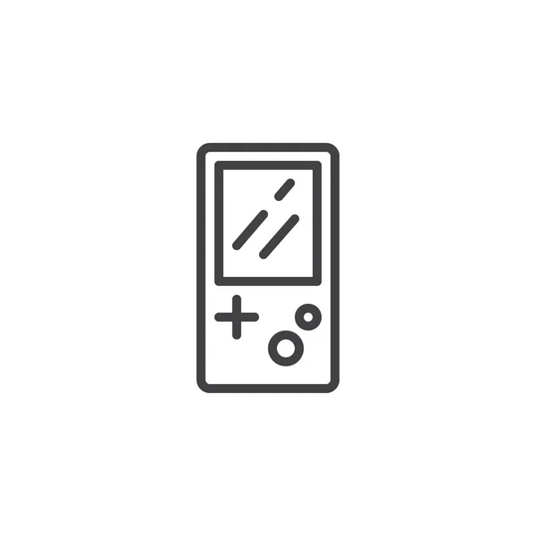 Ikona staré Gamepad — Stockový vektor