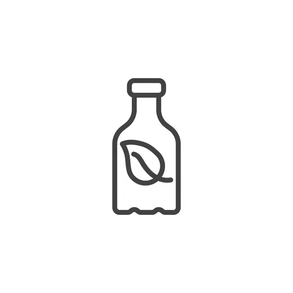 Ikonka s lahví na Eco — Stockový vektor