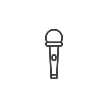 Güç düğmesi simgesi olan mikrofon