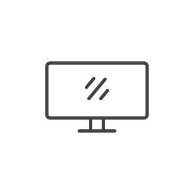 Bilgisayar monitörü satır simgesi