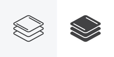 Kare katmanlar simgesi