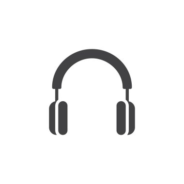 Kablosuz kulaklık vektör simgesi