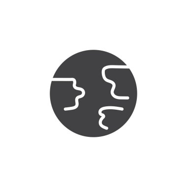 Dünya küresel vektör simgesi