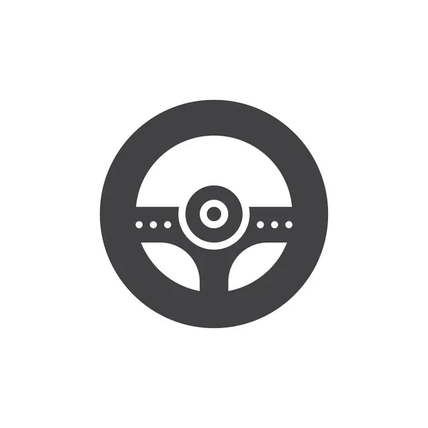 Icono del vector del volante — Vector de stock
