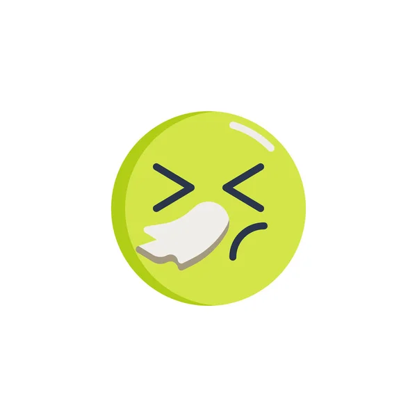 Sneezing Emoji Symbolストックベクター ロイヤリティフリーsneezing Emoji Symbolイラスト Depositphotos
