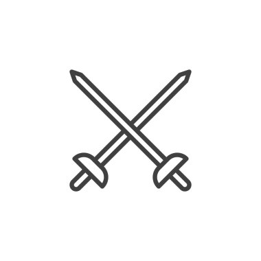 Eskrim Kılıçları çizgi simgesi