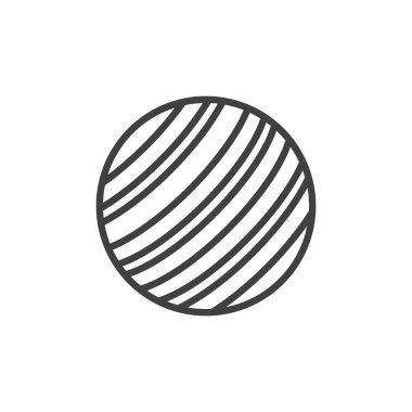 Güneş sistemi gezegen çizgi simgesi