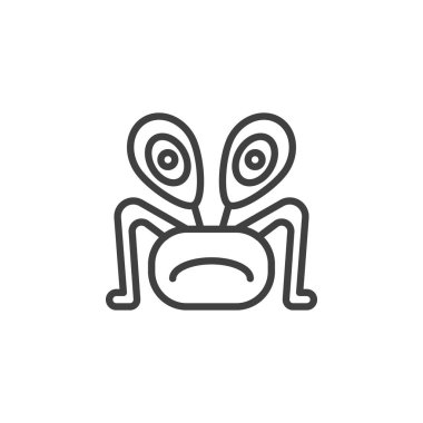 Yabancı hayvan çizgi simgesi