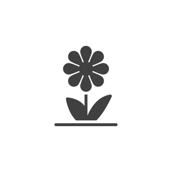 Pétales de fleurs Icône vectorielle — Image vectorielle