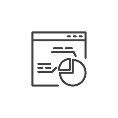 Pasta grafik satır simgesi olan tarayıcı penceresi