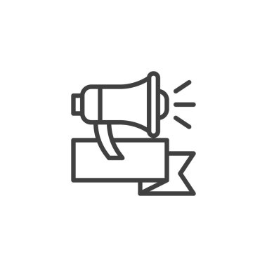 Reklam, promosyon satırı simgesi