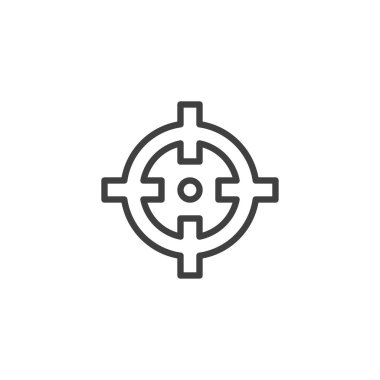 Odak hedef çizgisi simgesi