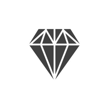 Değerli taş, parlak vektör simgesi