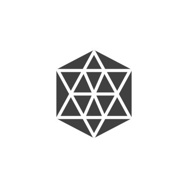 Değerli taş, parlak vektör simgesi