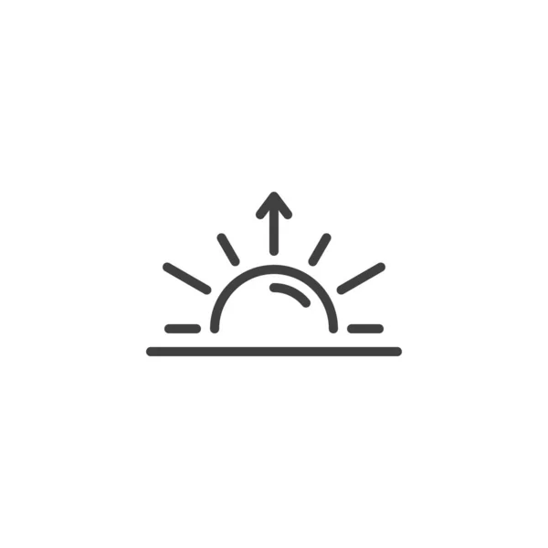 Icono de Sunrise Line — Vector de stock