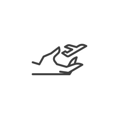 Sigorta uçuşları hattı simgesi