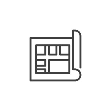 Ev planı satırı simgesi