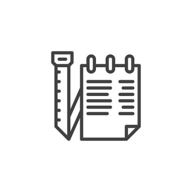 Terziler notlar satır simgesi