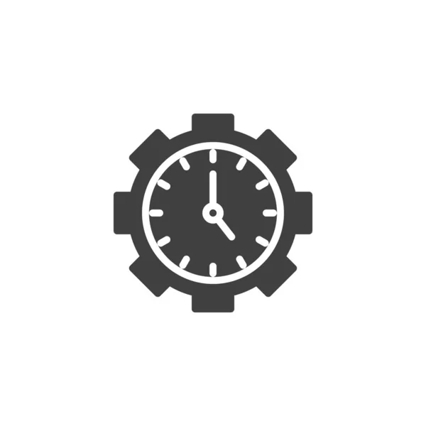 Ícone de vetor de gerenciamento de tempo —  Vetores de Stock