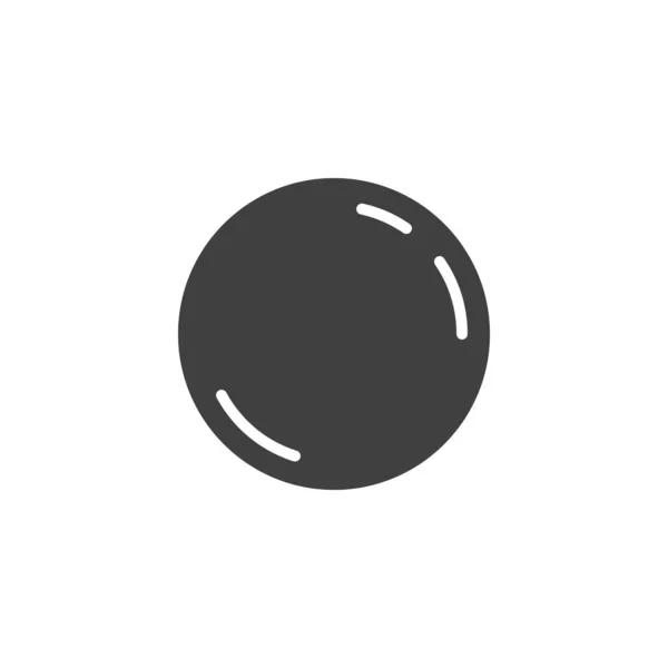 Full moon vector icon — Stock Vector