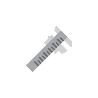 Hassas ölçüm aracı düz simgesi