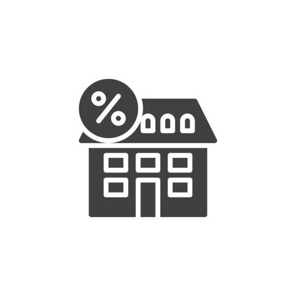 Mortgage insurance vector icon — Stock Vector