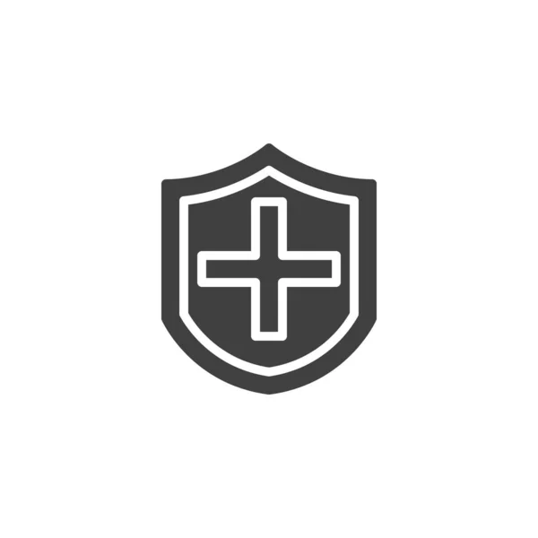Векторная икона медицинского страхования — стоковый вектор