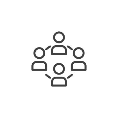 Kişiler bağlantı hattı simgesi