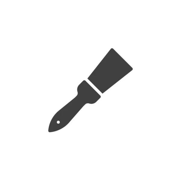Putty knife vector icon — Stock Vector
